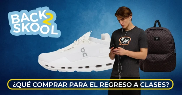 Tenis, ropa y accesorios para armar outfits cómodos y con estilo para el regreso a clases.